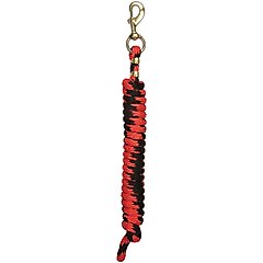 Weaver Equine Poly Horse Lead Rope, Red/Black