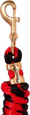 Show full view: Weaver Equine Poly Horse Lead Rope, Red/Black slide 2 of 2