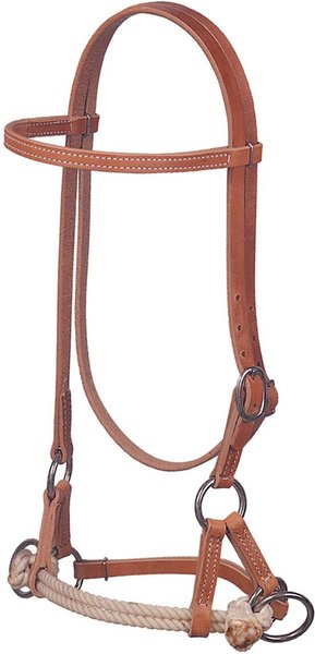 Weaver Equine Side Pull Double Rope Horse Bridle