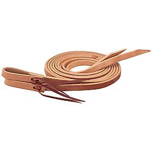 Weaver Equine Single-Ply Heavy Harness Split Horse Reins, 8-ft x 1/2-in