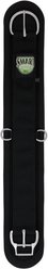 Weaver Equine Smart Cinch Felt Lined Straight & Roll Snug Horse Cinch Buckle, Black, 32-in