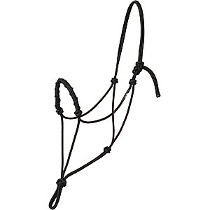Weaver Equine Stacy Westfall Rope Horse Halter, Black, Average