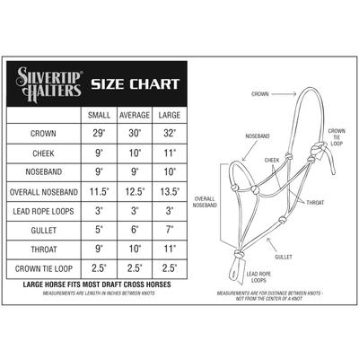 Show full view: Weaver Equine Stacy Westfall Rope Horse Halter, Black, Large slide 2 of 2