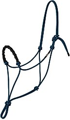 Weaver Equine Stacy Westfall Rope Horse Halter, Blue/Black, Average