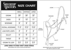 Weaver Equine Stacy Westfall Rope Horse Halter, Blue/Black, Average slide 2 of 2