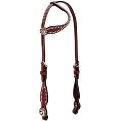 Weaver Equine Texas Star Flat Sliding Ear Horse Headstall