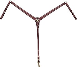Weaver Equine Texas Star Tapered Ring-in-Center Horse Breast Collar
