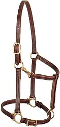 Weaver Equine Track Horse Halter, Mahogany, 3/4-in Cob