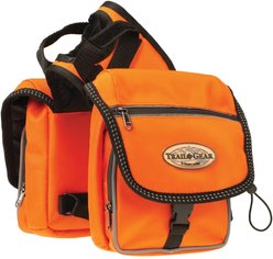 Weaver Equine Trail Gear Horse Pommel Bags, Orange