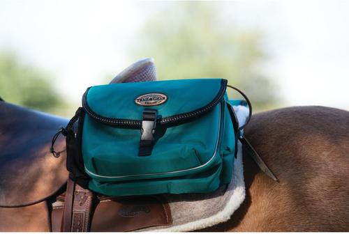 Show full view: Weaver Equine Trail Gear Horse Saddle Bags, Teal slide 2 of 7