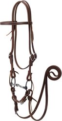 Weaver Equine Working Tack Horse Bridle & Ring Snaffle Mouth Bit