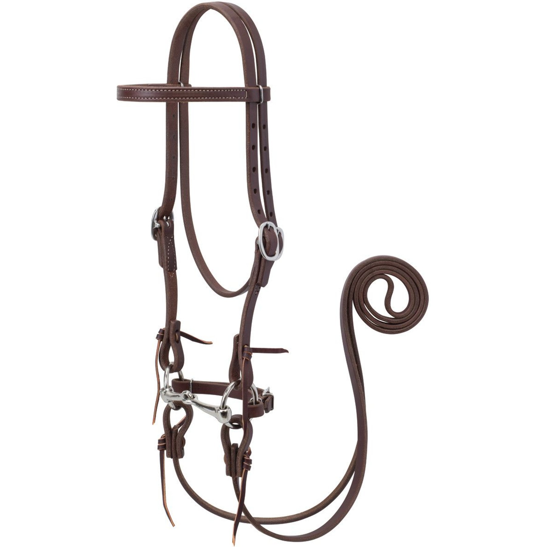 Weaver Equine Working Tack Pony Bridle & Snaffle Mouth Bit