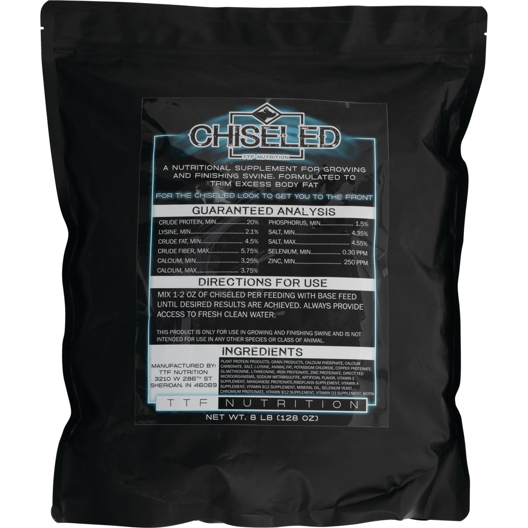 Weaver Livestock Chiseled Swine Supplement, 8-lb