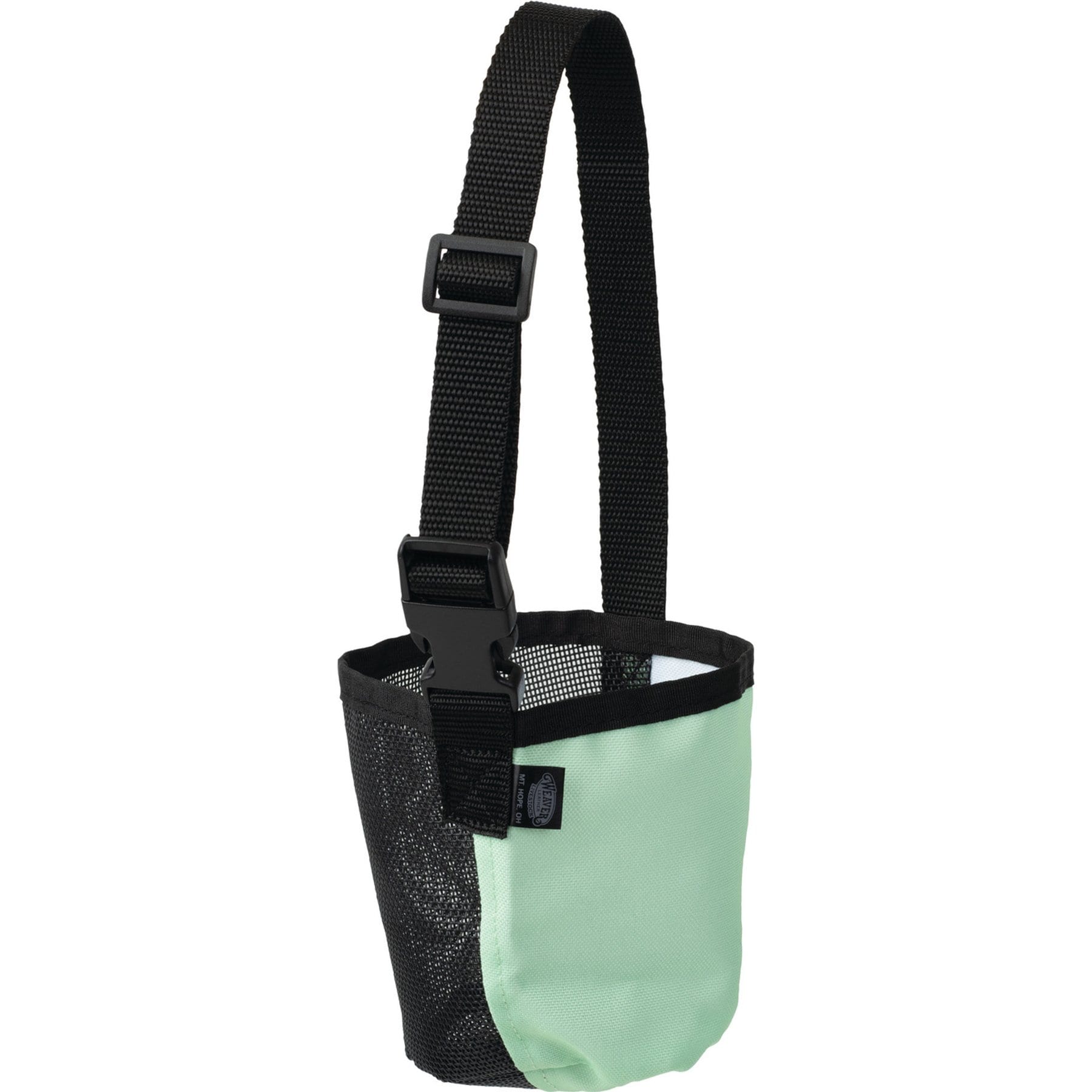 Weaver Livestock Deluxe Adjustable Goat Muzzle Halter, Green, Large