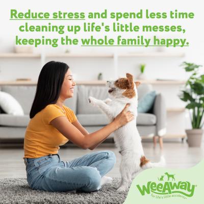 Show full view: Wee Away X2 Concentrated Urine Stain & Odor Remover Green Tea Scented Bio-Enzymatic Cleaner for Dogs, 16-fl oz spray slide 9 of 9