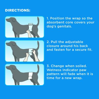 Show full view: Wee-Wee Disposable Dog Diaper Super Absorbent Liner Pads, 10 count slide 6 of 11