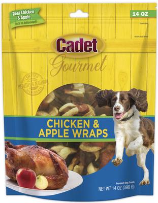 Show full view: Wee-Wee Extra Large Puppy Pee Pads, 28 x 34-in, 40 count + Cadet Gourmet Chicken & Apple Wraps Dog Treats slide 6 of 9