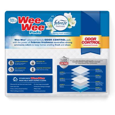 Show full view: Wee-Wee Odor Control Dog Pee Pads, 22 x 23-in + Nylabone DuraChew Ring Dog Toy slide 3 of 11