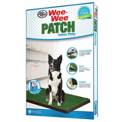 Show full view: Wee-Wee Patch Indoor Potty, Medium + Patch Replacement Grass Mat, Medium slide 3 of 9