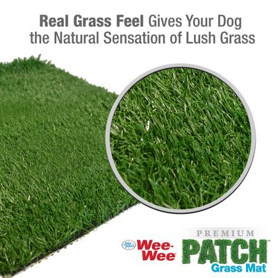 Show full view: Wee-Wee Patch Indoor Potty, Medium + Patch Replacement Grass Mat, Medium slide 7 of 9