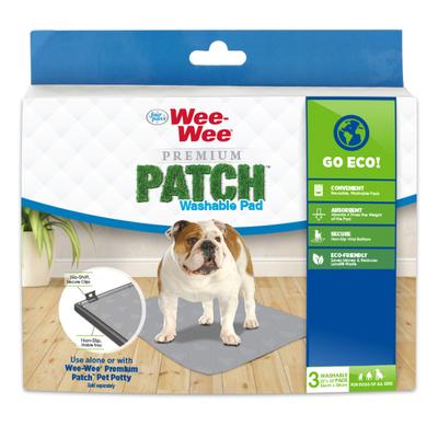 Show full view: Wee-Wee Premium Patch Washable Dog Pee Pad, 22 x 23 in, 3 count, Unscented slide 1 of 8