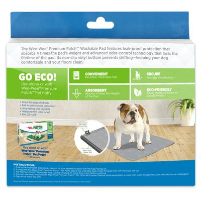 Show full view: Wee-Wee Premium Patch Washable Dog Pee Pad, 22 x 23 in, 3 count, Unscented slide 2 of 8