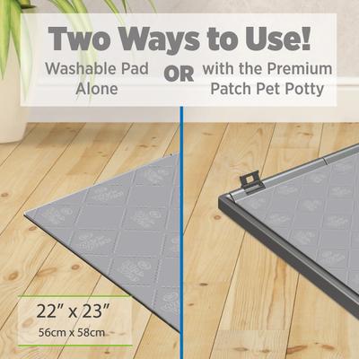 Show full view: Wee-Wee Premium Patch Washable Dog Pee Pad, 22 x 23 in, 3 count, Unscented slide 5 of 8