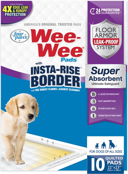 Wee-Wee Odor Control Dog Pee Pads, 22 x 23-in, Unscented 100 count Wee-Wee Odor Control Dog Pee Pads, 22 x 23-in, Unscented 100 count