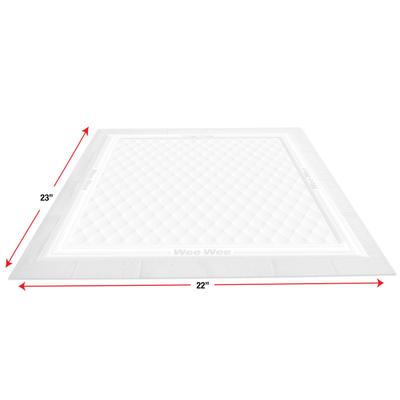 Show full view: Wee-Wee Super Absorbent Dog Pee Pads with Insta-Rise Border, 22 x 23-in, 10 count, Unscented slide 6 of 13