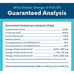 WellFURst Wild Alaska Omega-3 Fish Oil Skin & Coat Health Supplement for Dogs, 18-fl oz bottle