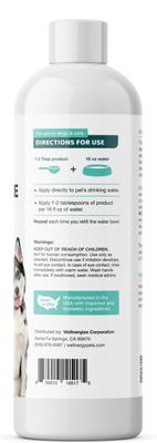 Show full view: Wellnergy Pets Dental Care Water Additive Supplement for Dogs, 16-fl oz bottle slide 3 of 5