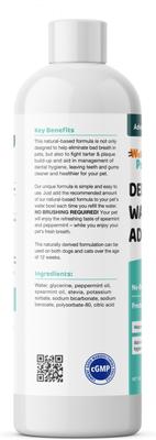 Show full view: Wellnergy Pets Dental Care Water Additive Supplement for Dogs, 16-fl oz bottle slide 4 of 5