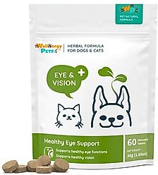 Wellnergy Pets Herbal Qbow Eye & Vision Supplement for Dogs & Cats, 60 count