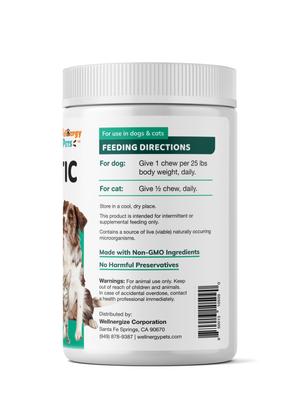 Show full view: Wellnergy Pets Probiotics & Prebiotics Supplement for Cats & Dogs, 160 count slide 4 of 4