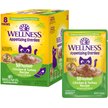 Wellness Appetizing Entrees Chicken & Turkey Mousse Wet Cat Food, 2.8-oz pouch, case of 8