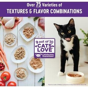 Show full view: Wellness Bowl Boosters Flaked Salmon & Tuna Wet Cat Topper, 1.75-oz pouch, case of 12 slide 7 of 11