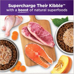 Wellness Bowl Boosters Simply Shreds Variety Pack Dog Food Topping, 2.8-oz pouch, 12 count, 2.8-oz pouch, 12 count, bundle of 4 slide 2 of 9