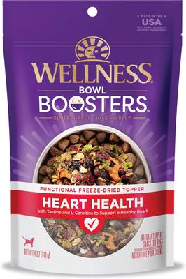 Show full view: Wellness Complete Health Adult Whitefish & Sweet Potato Recipe Dry Food + CORE Bowl Boosters Heart Health Dry Dog Food Topper slide 6 of 9