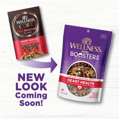 Show full view: Wellness Complete Health Adult Whitefish & Sweet Potato Recipe Dry Food + CORE Bowl Boosters Heart Health Dry Dog Food Topper slide 7 of 9