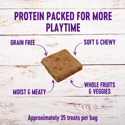 Show full view: Wellness Complete Health Adult Whitefish & Sweet Potato Recipe Dry Food + WellBites Lamb & Salmon Recipe Soft & Chewy Grain-Free Dog Treats slide 6 of 9