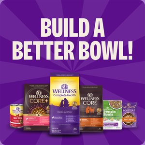 Wellness Complete Health Adult Wholesome Grains Natural Whitefish & Sweet Potato Dry Dog Food, 30-lb bag