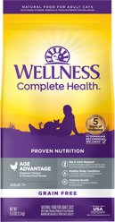 Wellness Complete Health Chicken & Deboned Chicken Grain-Free Senior Dry Cat Food, 5.5-lb bag