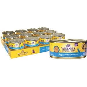 Wellness Complete Health Chicken & Herring Formula Grain-Free Canned Cat Food