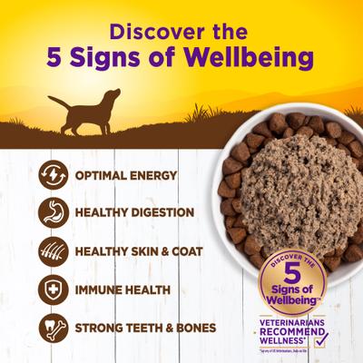 Show full view: Wellness Complete Health Duck & Sweet Potato Formula Canned Dog Food, 12.5-oz, case of 12 slide 4 of 11