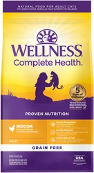 Wellness Complete Health Grain-Free Indoor Deboned Chicken Recipe Dry Cat Food, 11.5-lb bag