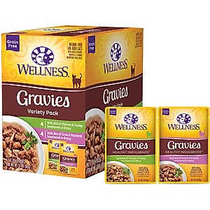 Wellness CORE+ Immune Health Chicken & Turkey Natural Grain-Free Pate Wet Cat Food, 2.8-oz can, case of 12