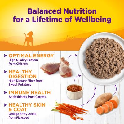 Show full view: Wellness Complete Health Just for Puppy Canned Dog Food, 12.5-oz, case of 12 slide 4 of 10