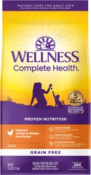 Wellness Complete Health Natural Grain-Free Deboned Chicken & Chicken Meal Dry Cat Food, 5.5-lb bag
