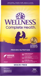 Wellness Complete Health Natural Grain-Free Salmon & Herring Dry Cat Food, 11.5-lb bag