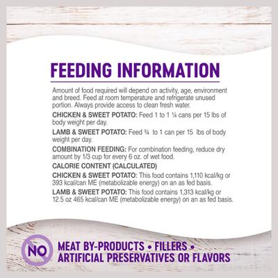 Show full view: Wellness Complete Health Pate Variety Pack Wet Dog Food, 12.5-oz can, case of 6 slide 8 of 12